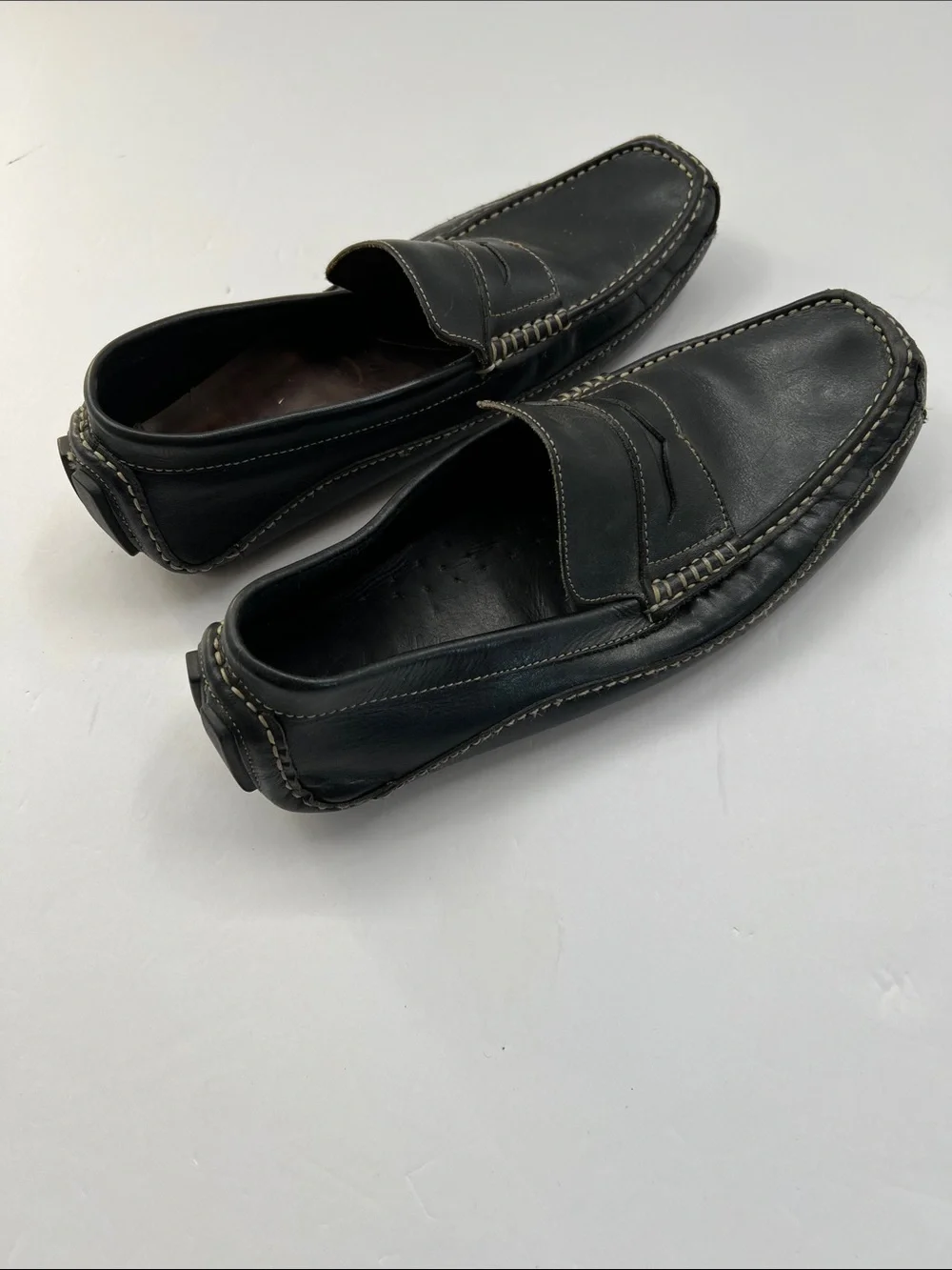 Clarks Leather Penny Loafer Driving Mocs